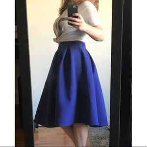 Retro Circle Midi Skirt